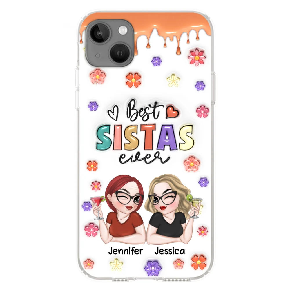 Best Bestie Ever - Personalized Custom 3D Inflated Effect Phone Case - Image 14