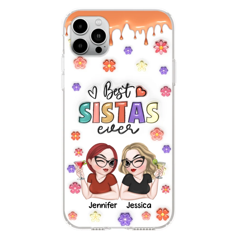 Best Bestie Ever - Personalized Custom 3D Inflated Effect Phone Case - Image 16