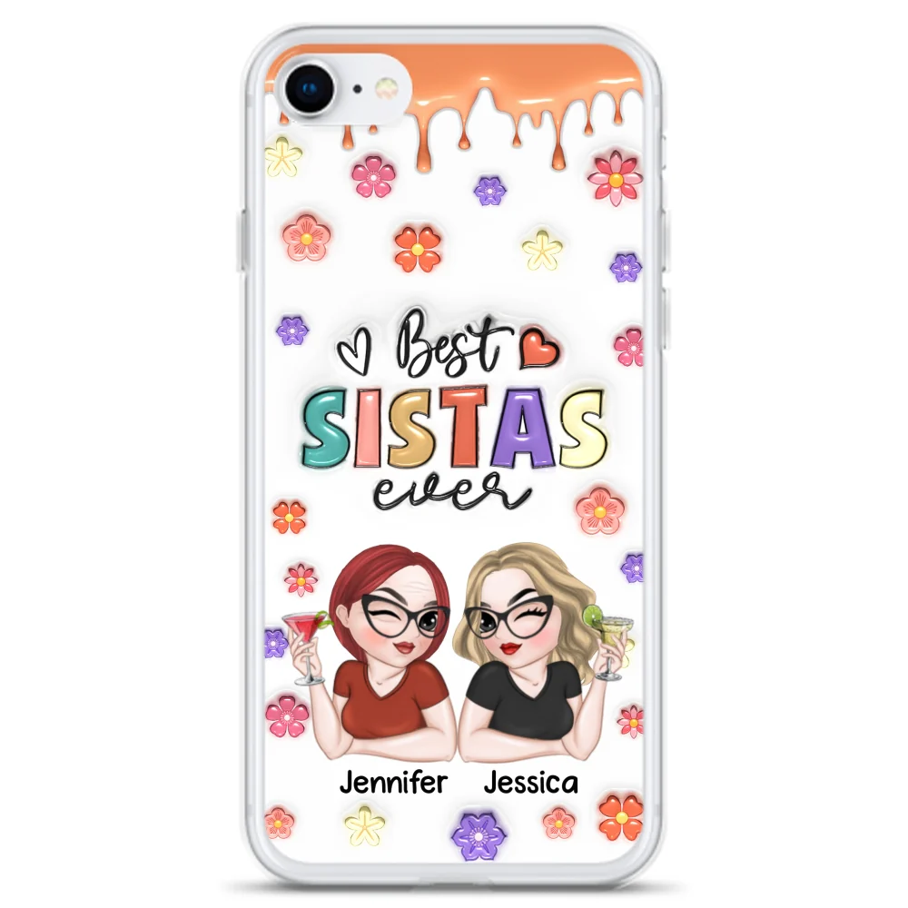 Best Bestie Ever - Personalized Custom 3D Inflated Effect Phone Case - Image 6
