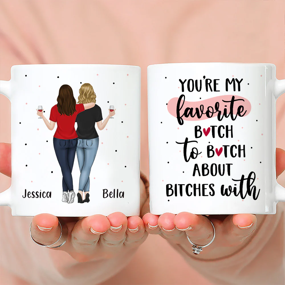 Best Besties -  Personalized Custom Coffee Mug - Image 4