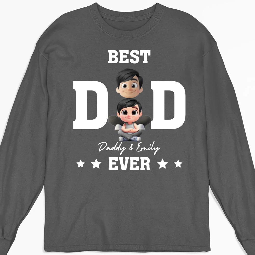 Best Dad And Awesome Kid - Personalized Custom Shirt - Image 13