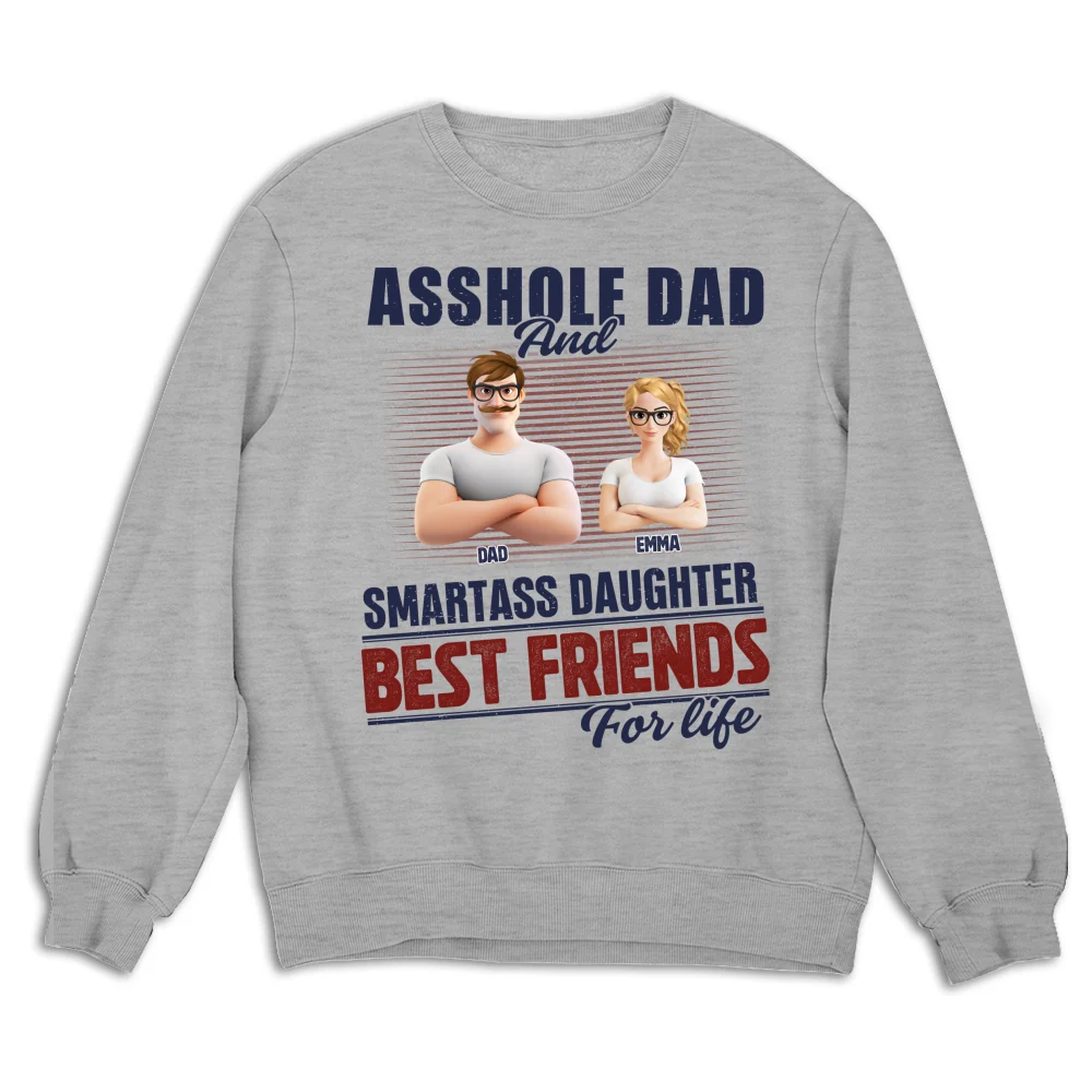 Best Dad And Smart Daughter - Personalized Custom Shirt - Image 15