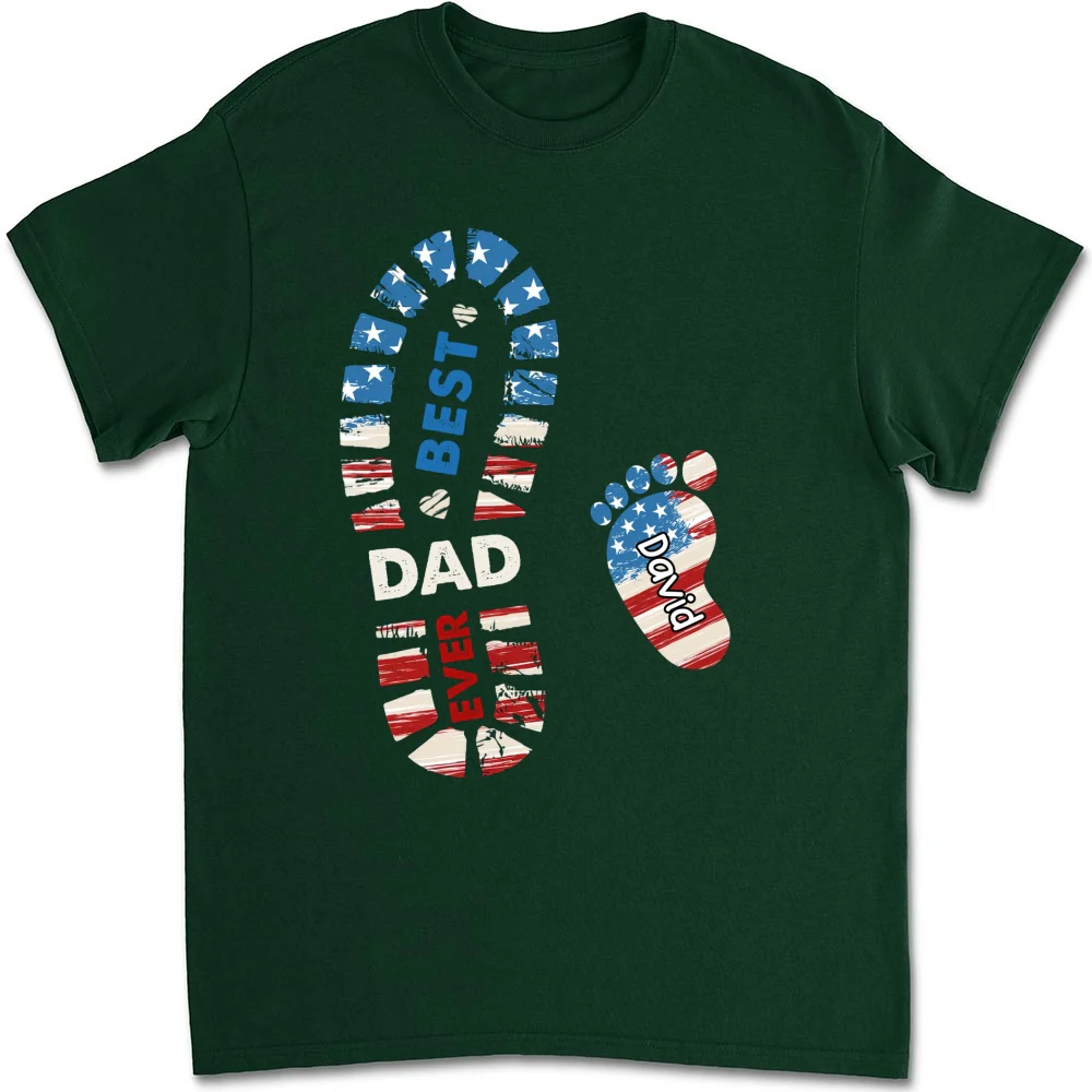 Best Dad Ever 2 - Personalized Custom Shirt - Image 10