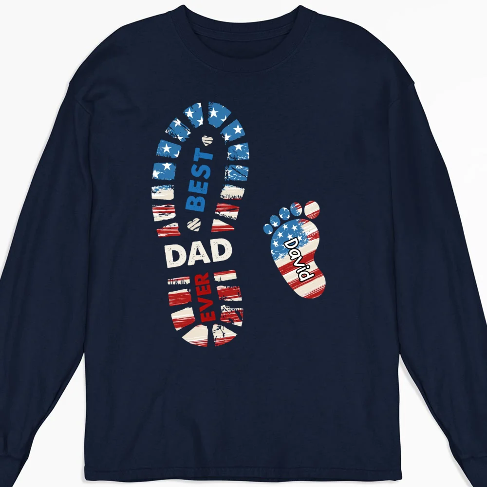 Best Dad Ever 2 - Personalized Custom Shirt - Image 14