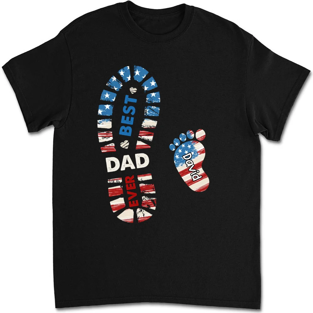 Best Dad Ever 2 - Personalized Custom Shirt - Image 8
