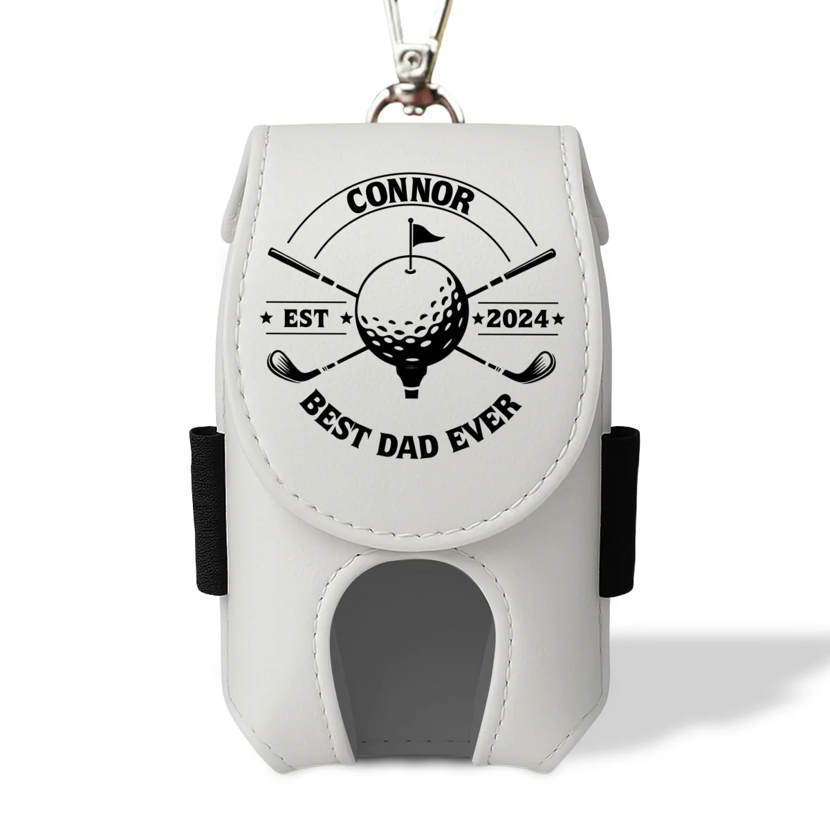 Best Dad Ever - Personalized Custom Golf Ball Bag - Image 10