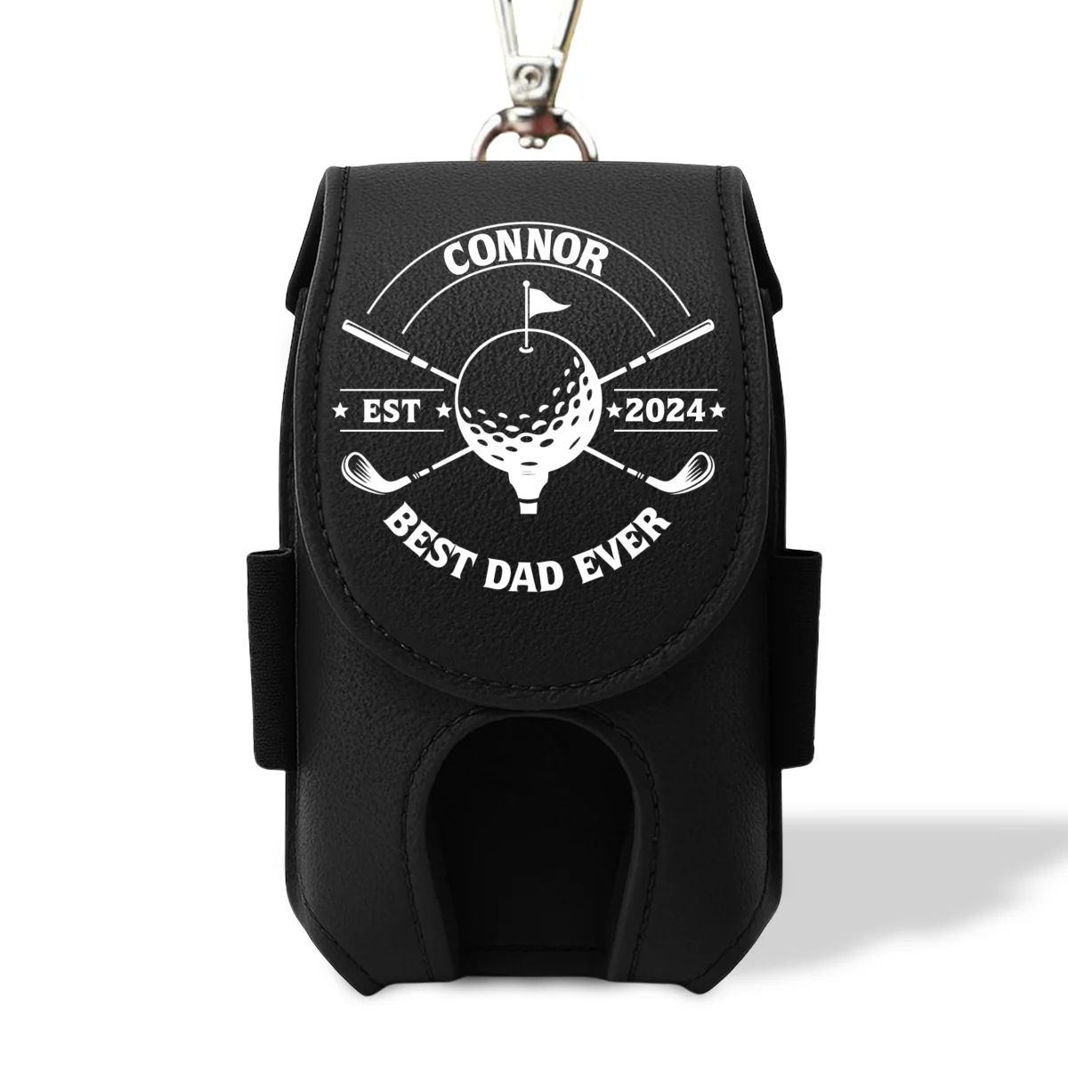 Best Dad Ever - Personalized Custom Golf Ball Bag - Image 8