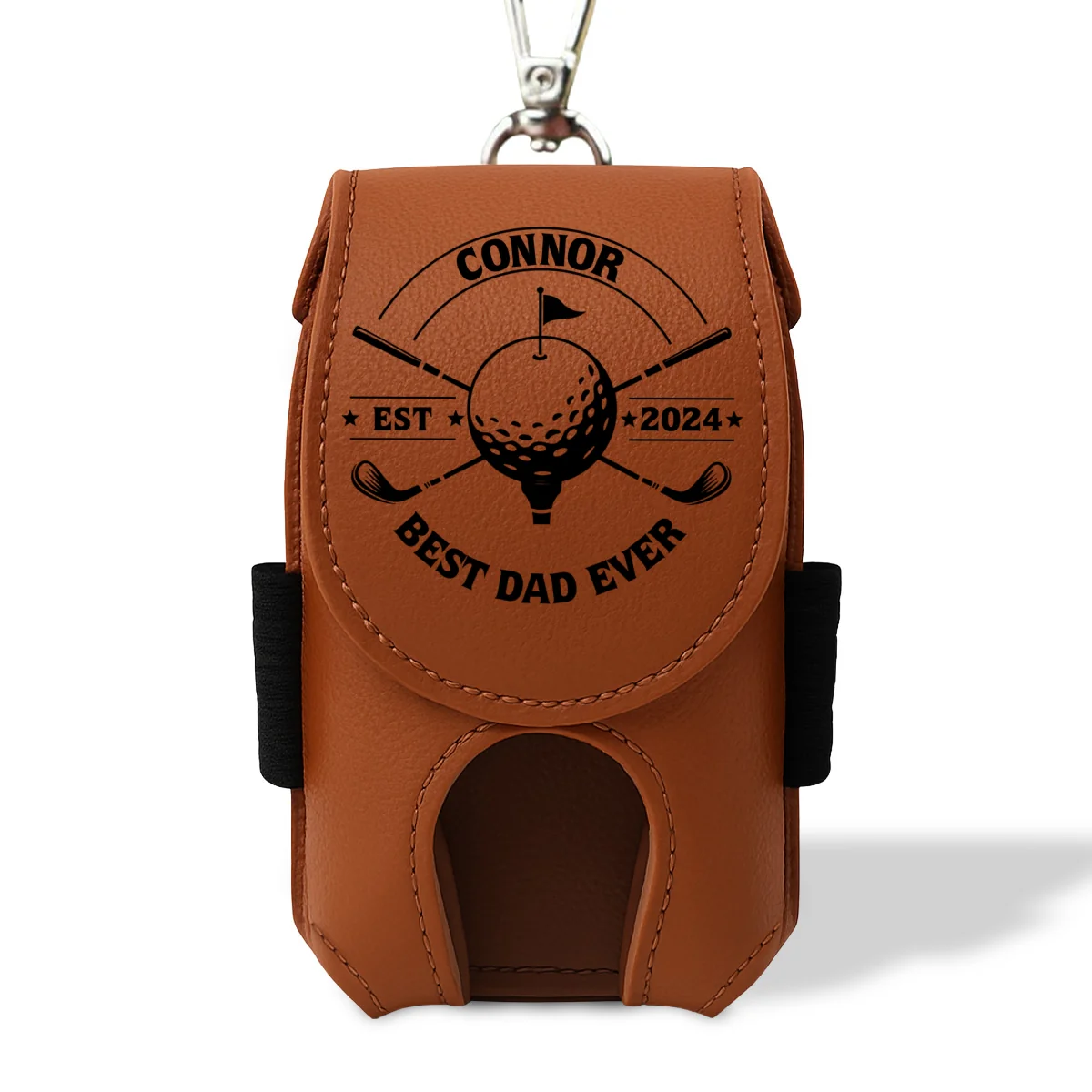 Best Dad Ever - Personalized Custom Golf Ball Bag - Image 9