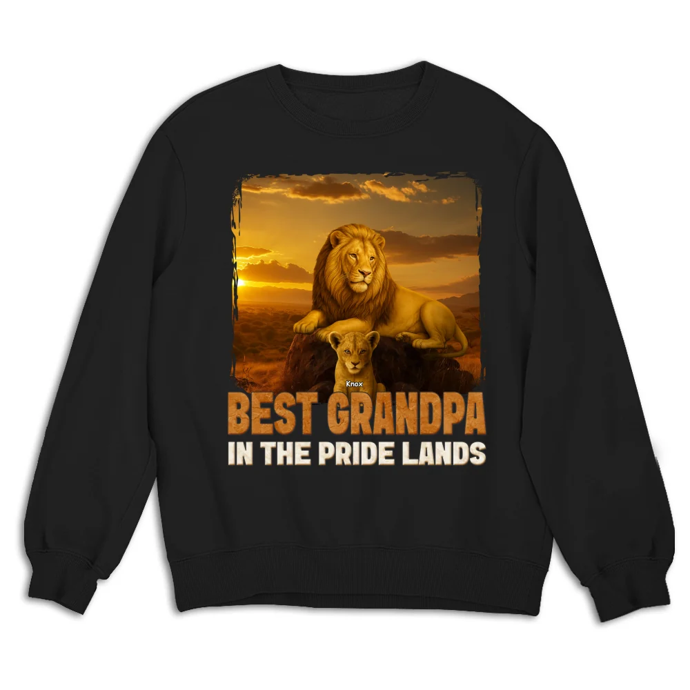 Best Dad In The Pride Lands - Personalized Custom Shirt - Image 13