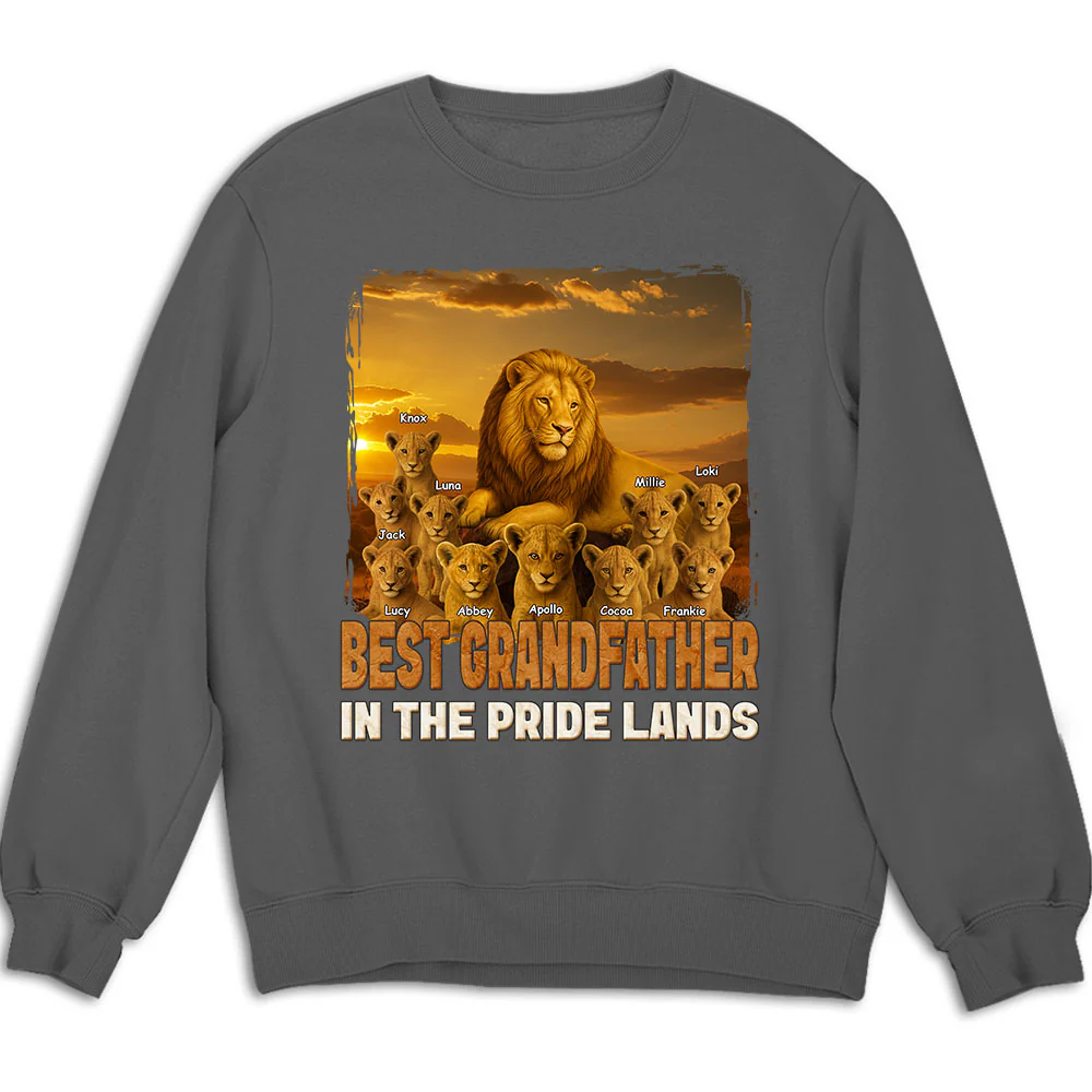 Best Dad In The Pride Lands - Personalized Custom Shirt - Image 5
