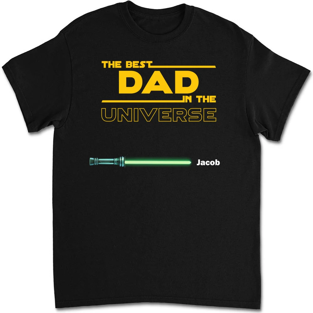 Best Dad In The Universe - Personalized Custom Shirt - Image 10