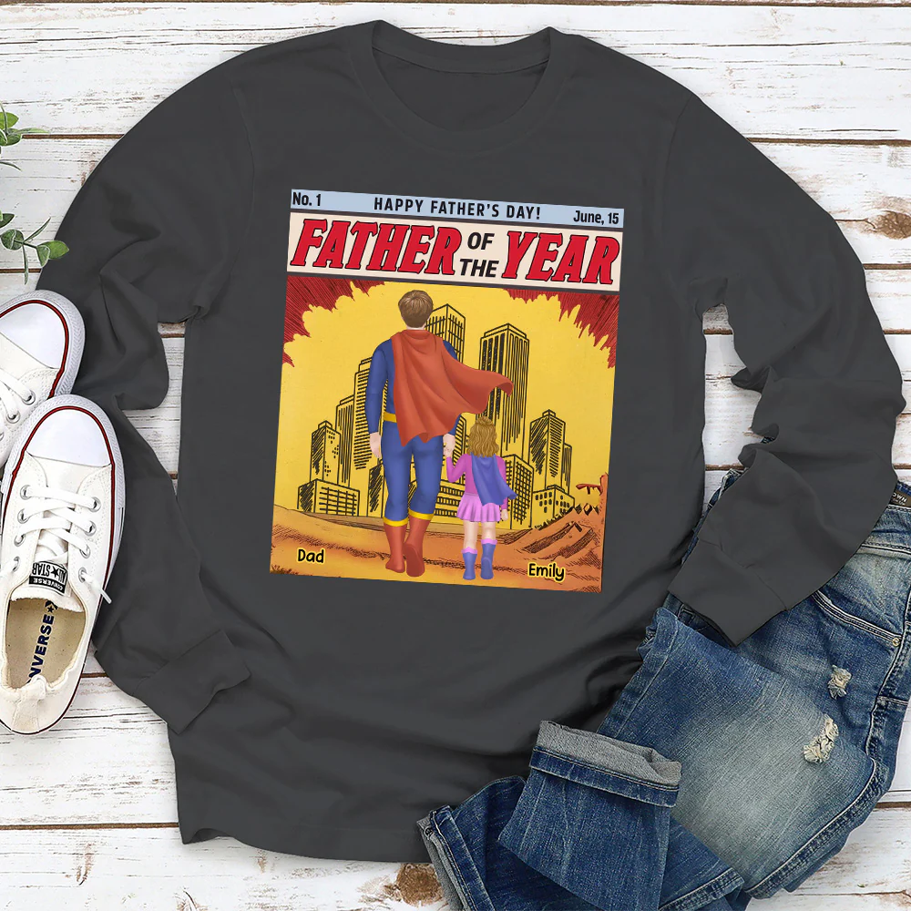  Best Dad In The Universe- Personalized Custom Shirt - Image 8