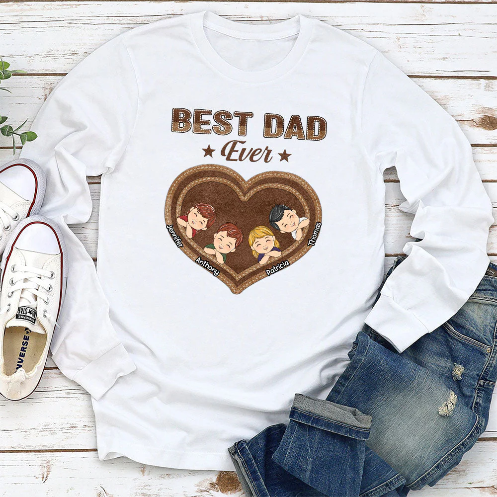 Best Dad Papa Ever - Personalized Custom Shirt - Image 6