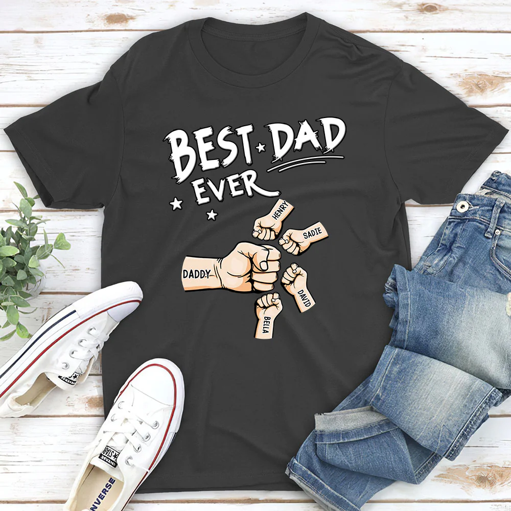 Best Dad - Personalized Custom Shirt - Image 2