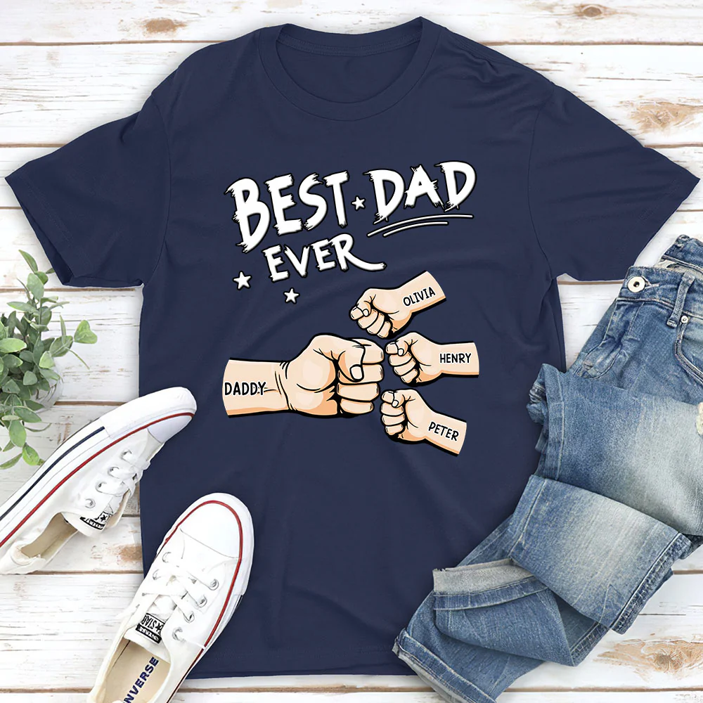 Best Dad - Personalized Custom Shirt - Image 5
