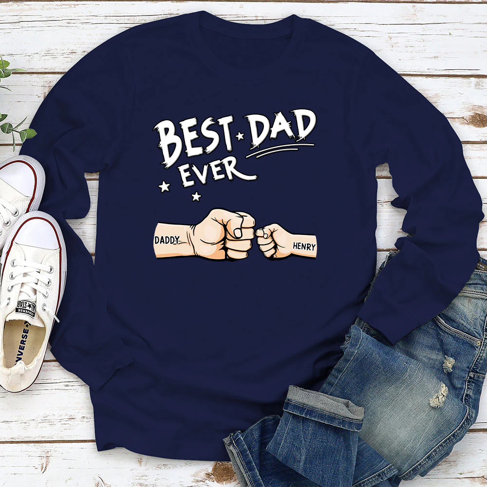 Best Dad - Personalized Custom Shirt - Image 8