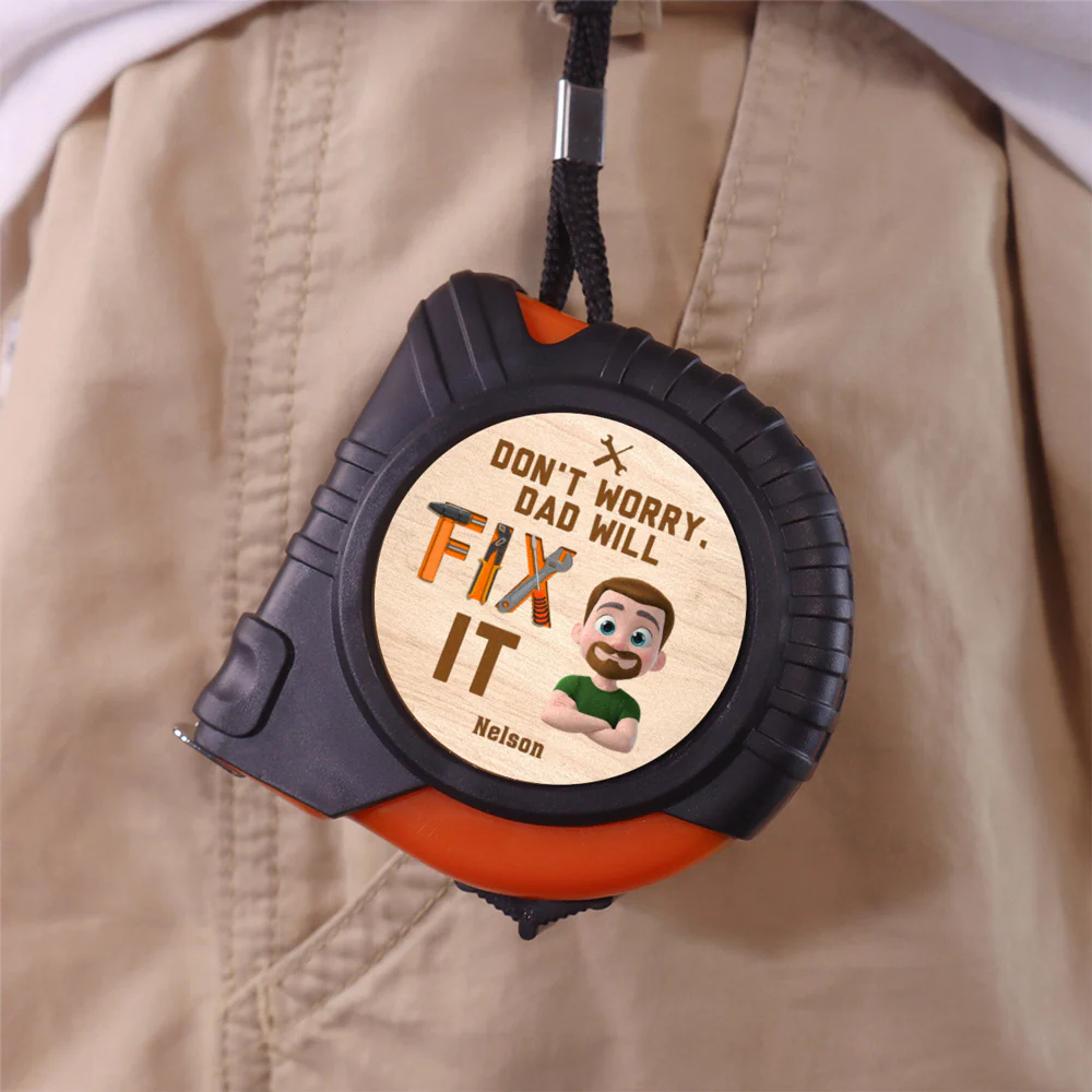 Best Dad - Personalized Custom Tape Measure - Image 3