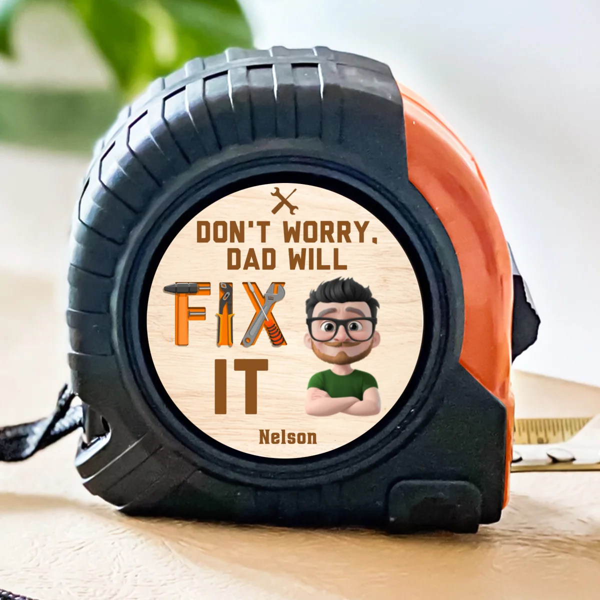 Best Dad - Personalized Custom Tape Measure - Image 7