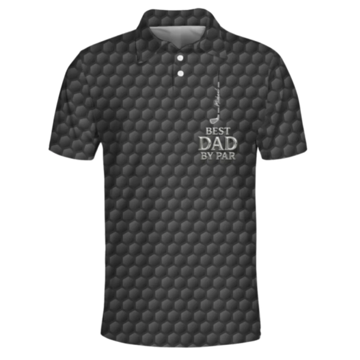 Best Daddy By Par - Personalized Polo Shirt - Image 4