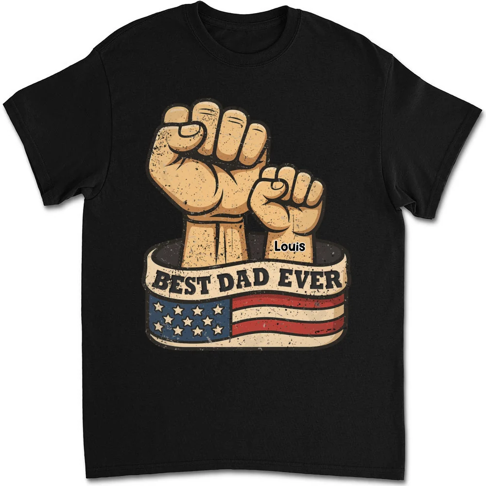 Best Daddy Ever - Personalized Custom Shirt - Image 10