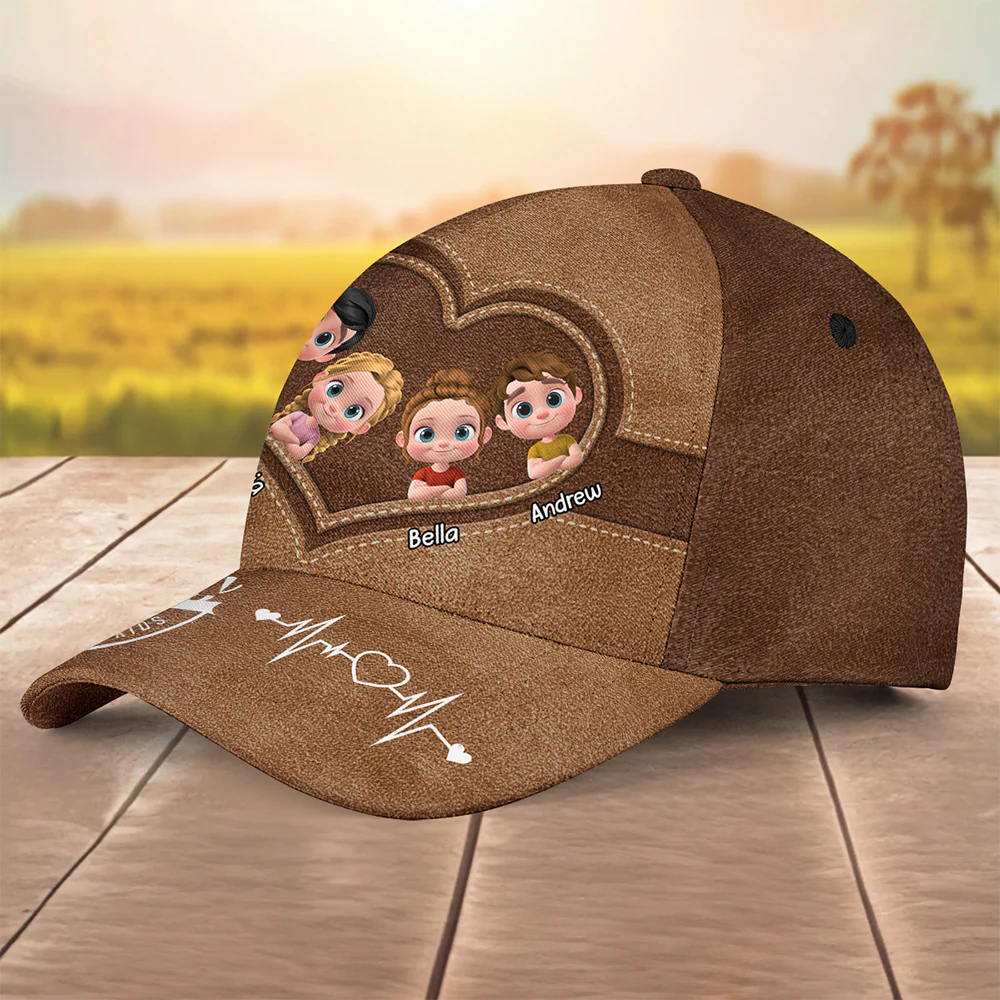 Best Daddy Papa Ever - Personalized Classic Cap - Image 4