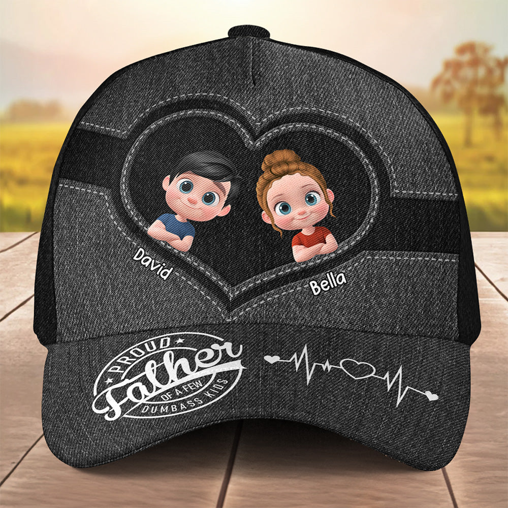Best Daddy Papa Ever - Personalized Classic Cap - Image 5