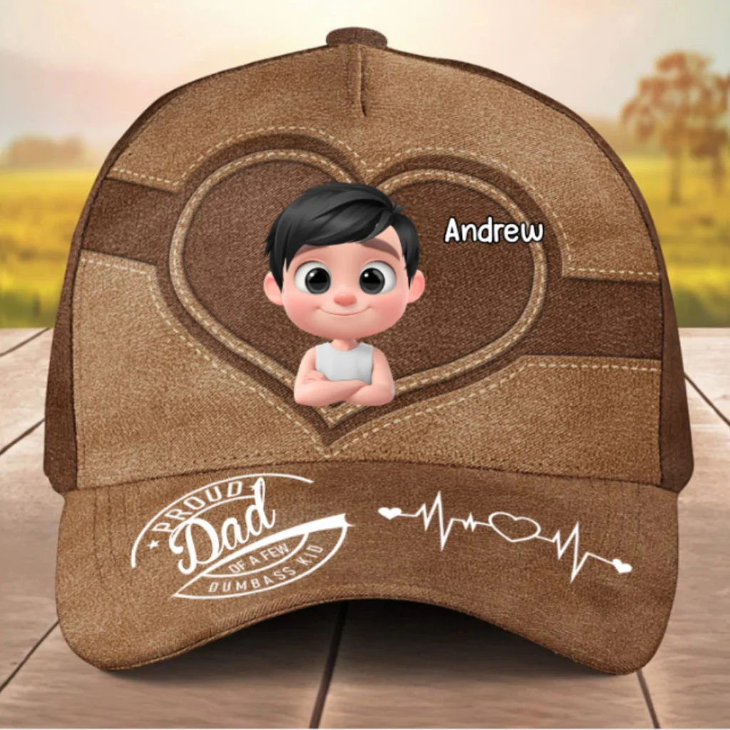 Best Daddy Papa Ever - Personalized Classic Cap - Image 7