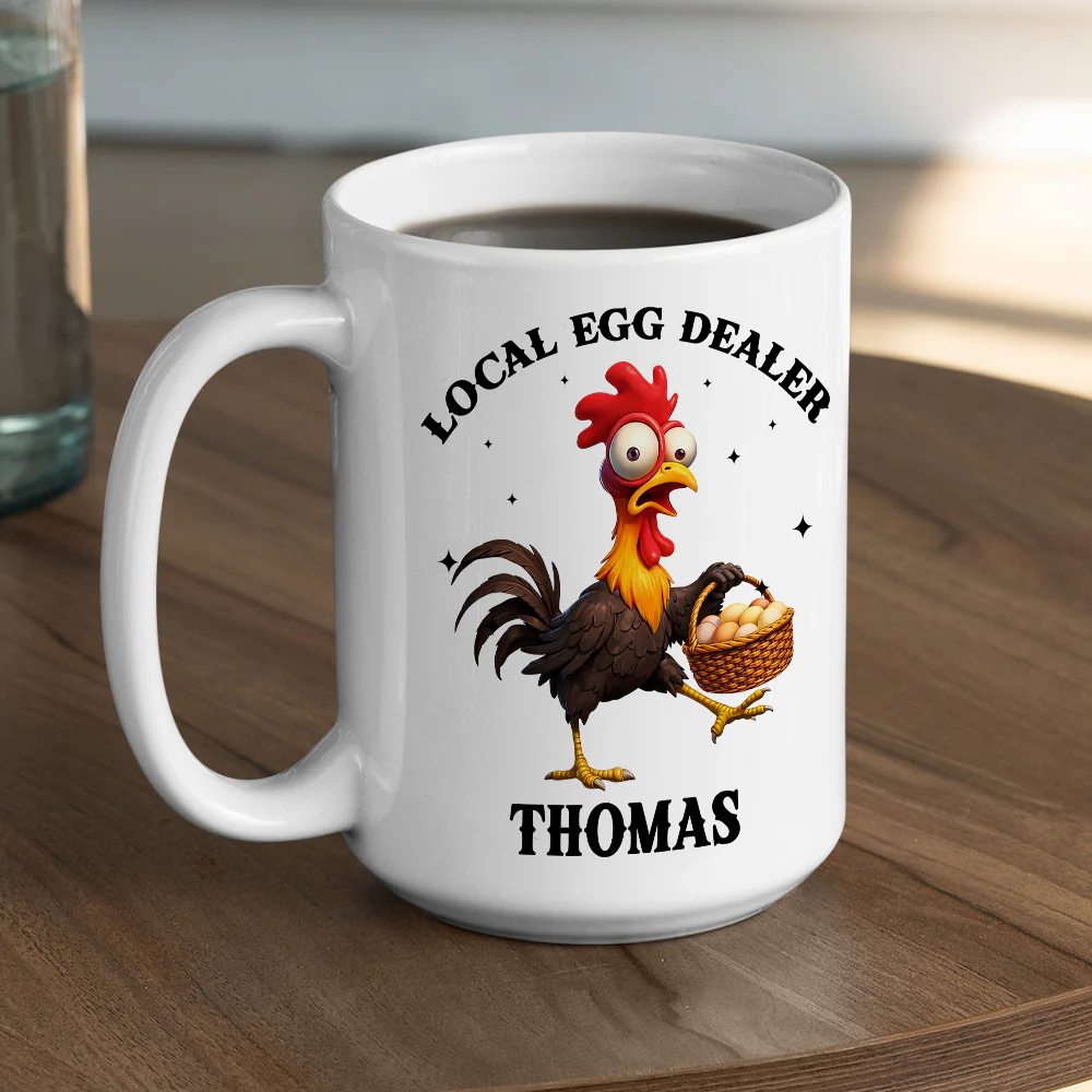 Best Eggs In Town - Personalized Custom Coffee Mug - Image 5