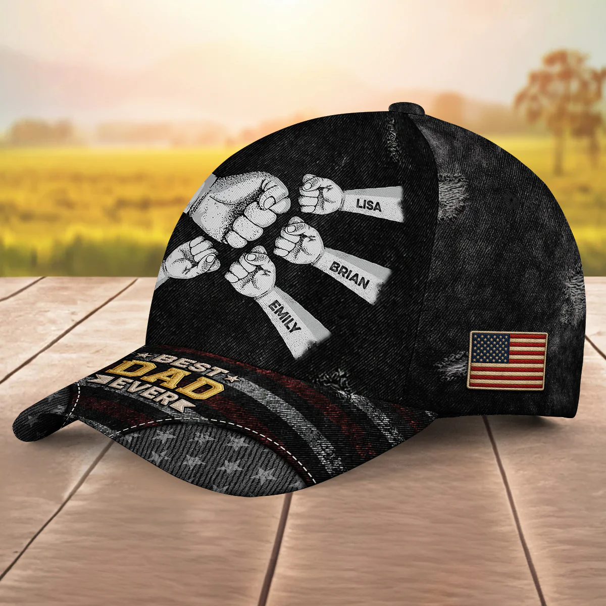 Best For You - Personalized Custom Classic Cap - Image 4