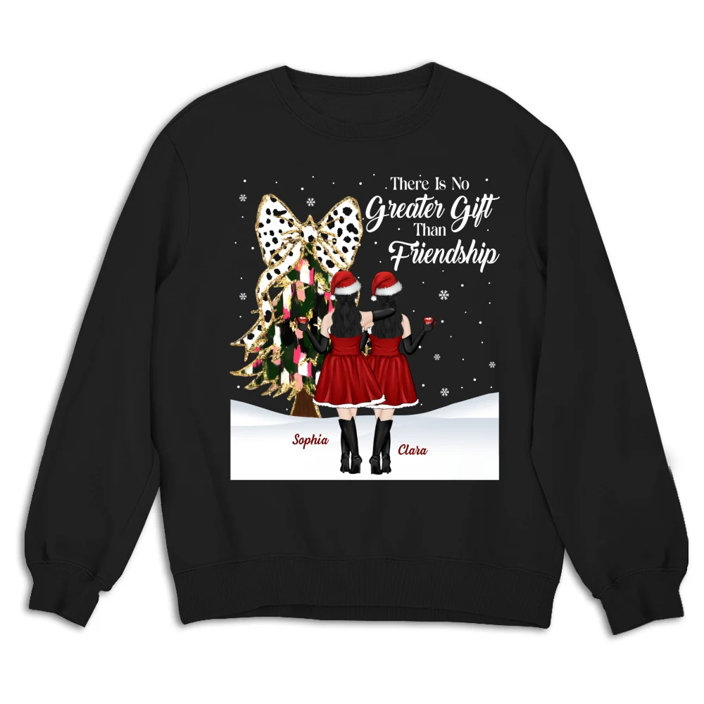 Best Friends Bestie Christmas - Personalized Custom Shirt - Image 13