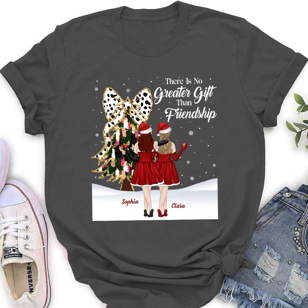 Best Friends Bestie Christmas - Personalized Custom Shirt - Image 5
