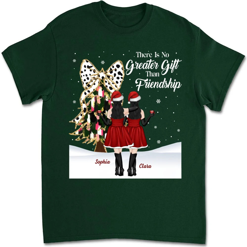 Best Friends Bestie Christmas - Personalized Custom Shirt - Image 8