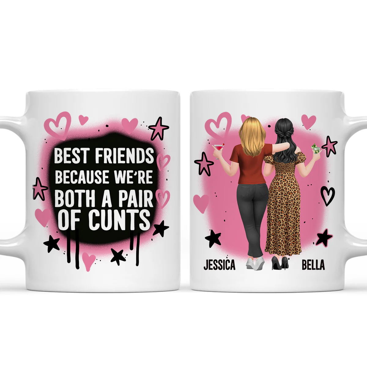 Best Friends Zero Filter - Personalized Custom Coffee Mug