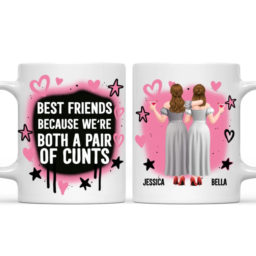 Best Friends Zero Filter - Personalized Custom Coffee Mug - Image 8