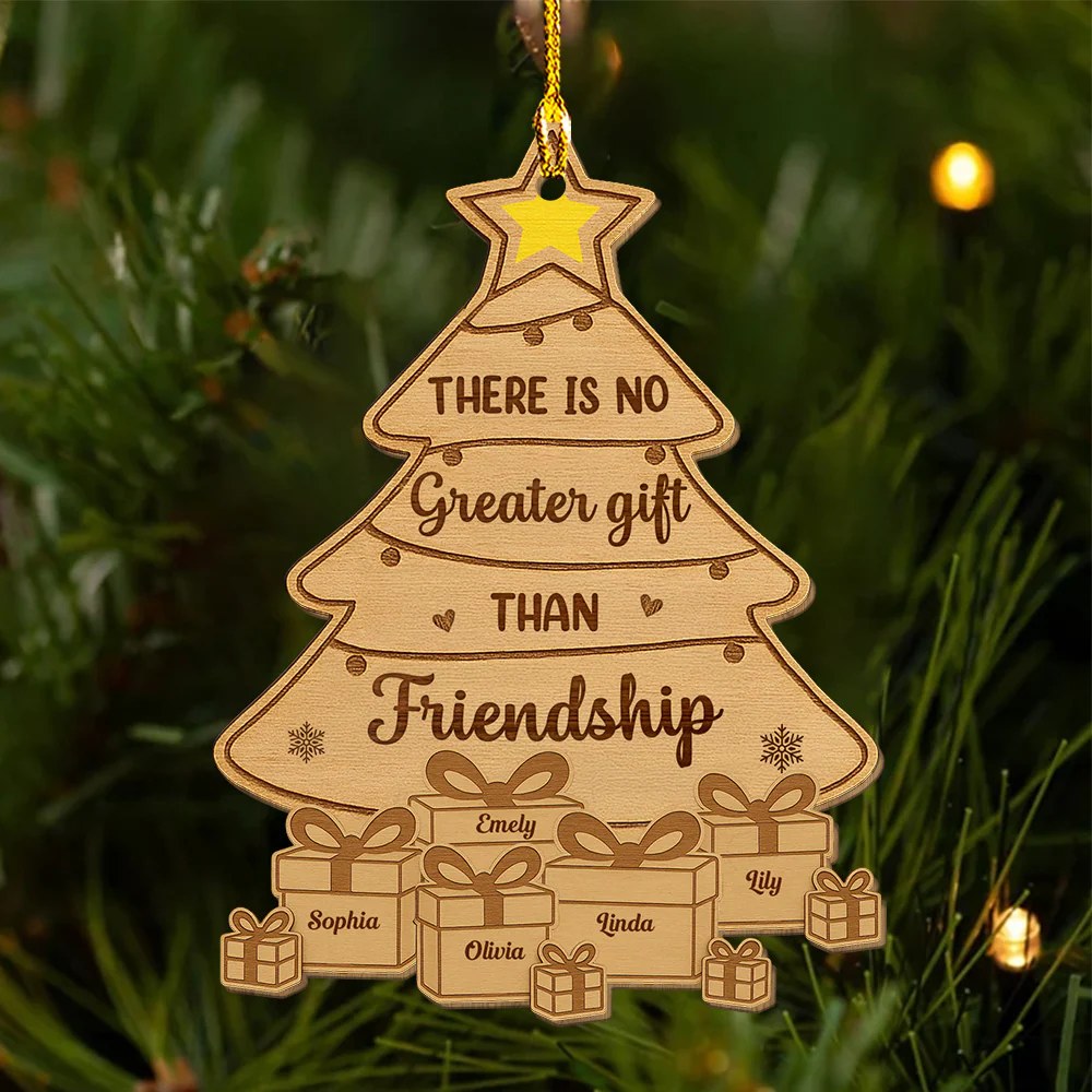 Best Gift Ever - Personalized Custom Wood Ornament - Image 5
