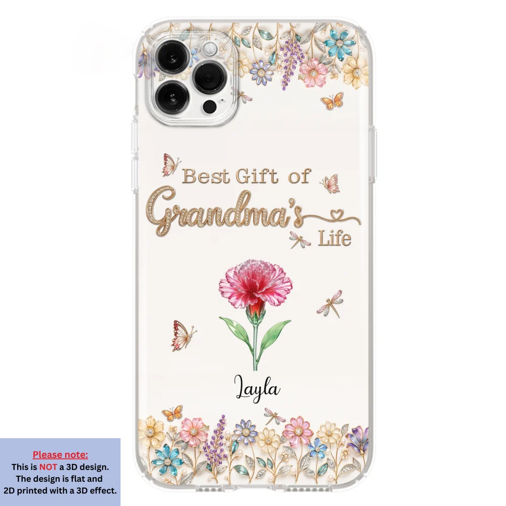 Best Gift Of Grandma Life - Personalized Custom 3D Inflated Effect Phone Case - Image 15