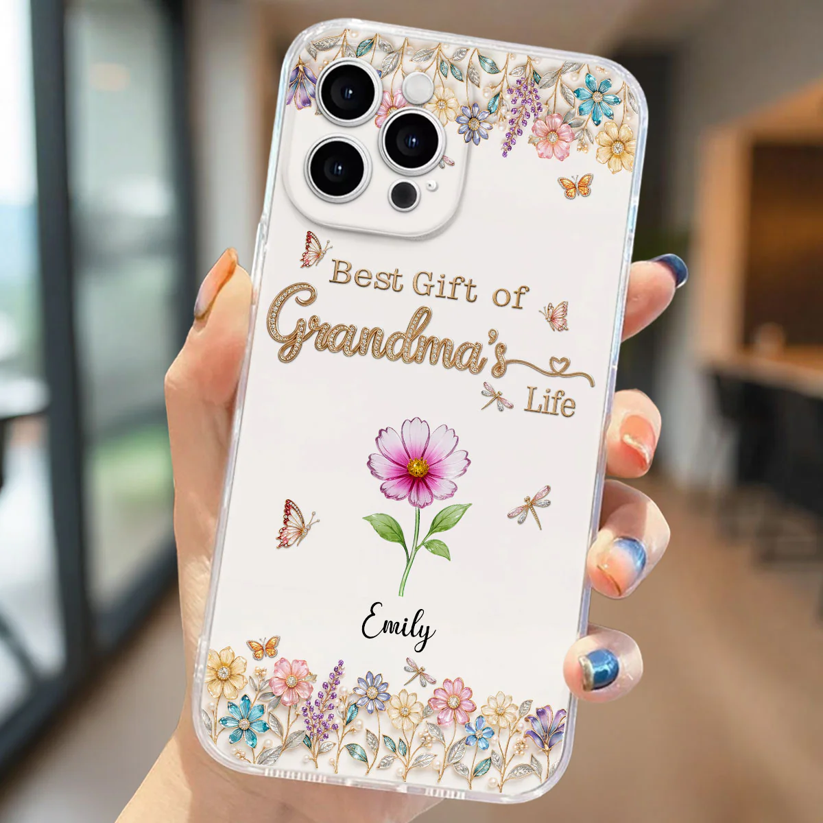 Best Gift Of Grandma Life - Personalized Custom 3D Inflated Effect Phone Case - Image 2