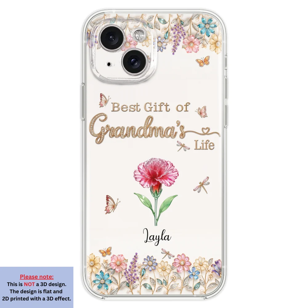 Best Gift Of Grandma Life - Personalized Custom 3D Inflated Effect Phone Case - Image 21