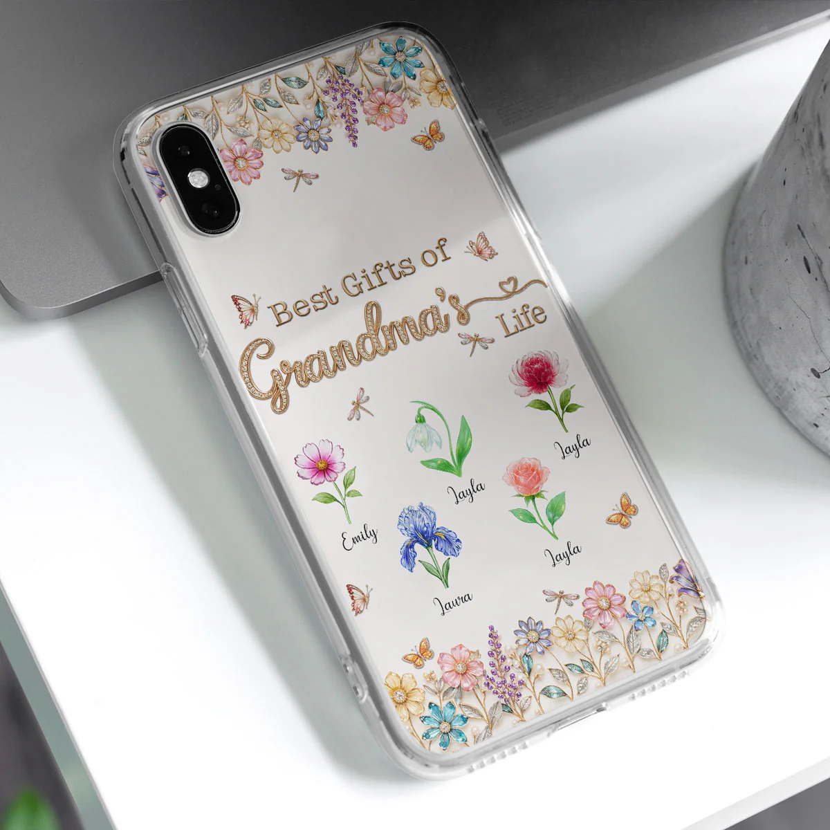 Best Gift Of Grandma Life - Personalized Custom 3D Inflated Effect Phone Case - Image 3