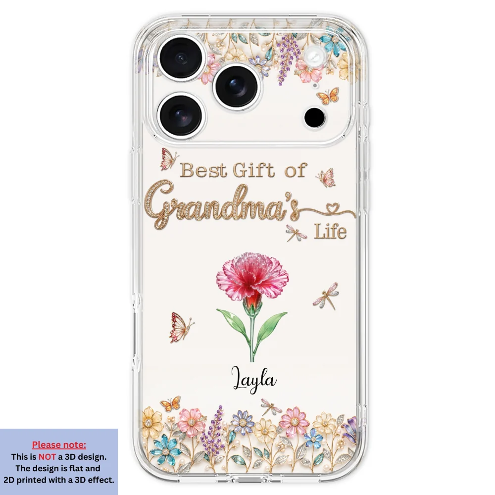 Best Gift Of Grandma Life - Personalized Custom 3D Inflated Effect Phone Case - Image 30