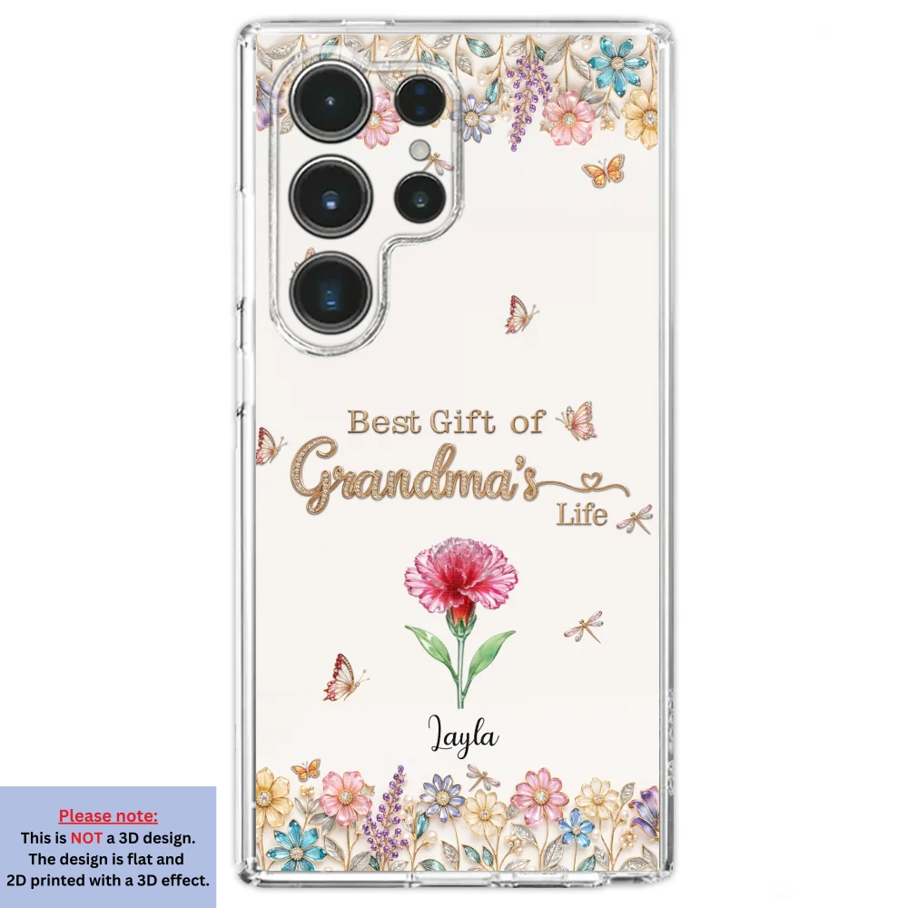 Best Gift Of Grandma Life - Personalized Custom 3D Inflated Effect Phone Case - Image 33