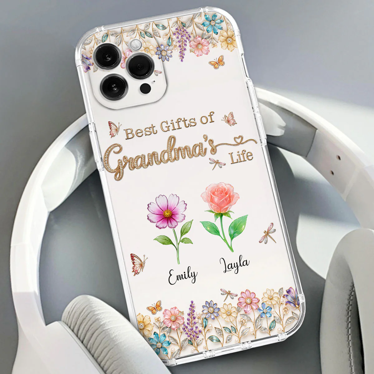 Best Gift Of Grandma Life - Personalized Custom 3D Inflated Effect Phone Case - Image 4