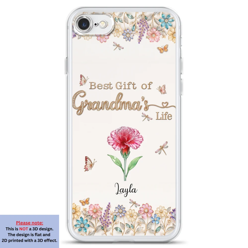 Best Gift Of Grandma Life - Personalized Custom 3D Inflated Effect Phone Case - Image 6