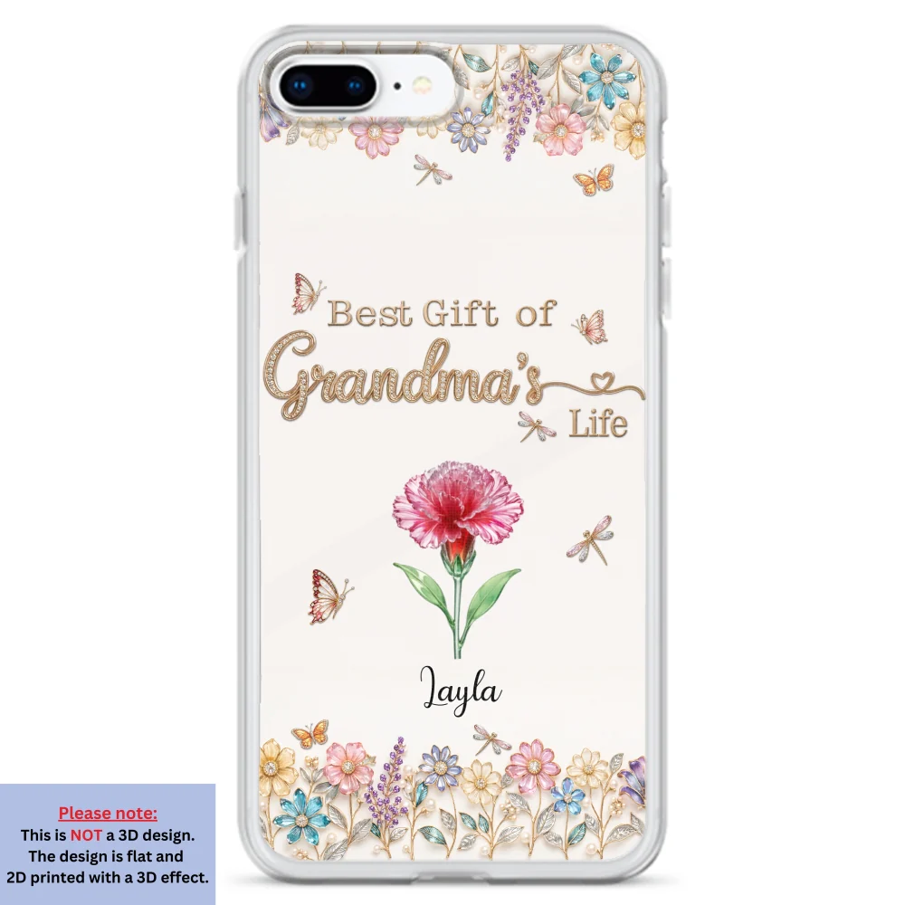 Best Gift Of Grandma Life - Personalized Custom 3D Inflated Effect Phone Case - Image 7