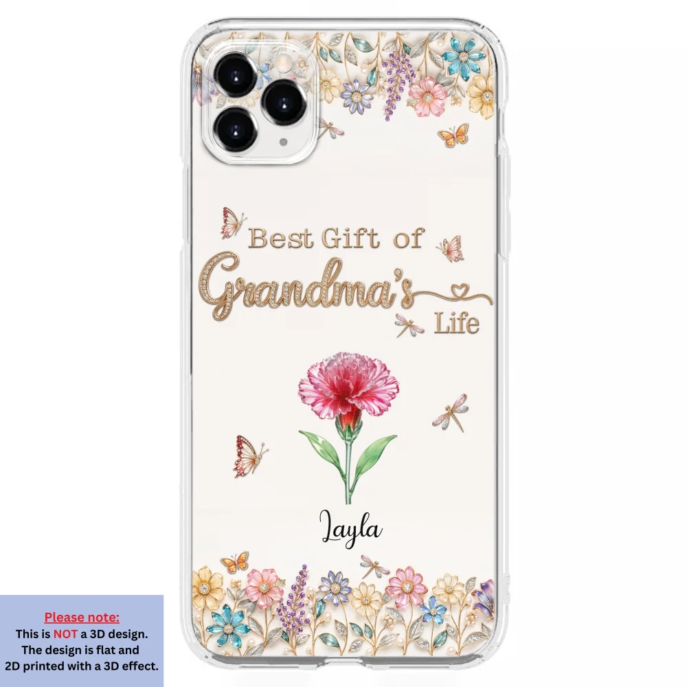 Best Gift Of Grandma Life - Personalized Custom 3D Inflated Effect Phone Case - Image 9