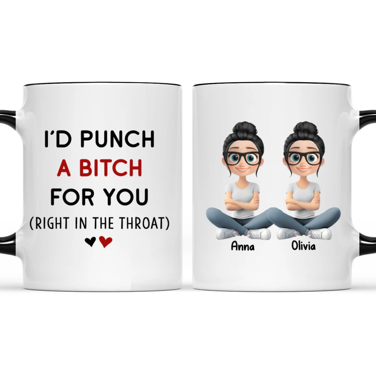 Best Girls Ever - Personalized Custom Accent Mug - Image 6