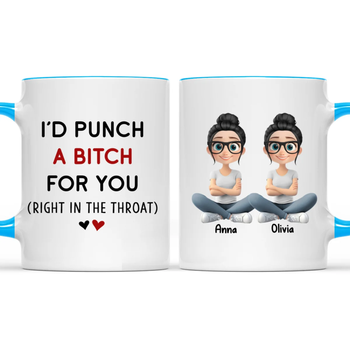 Best Girls Ever - Personalized Custom Accent Mug - Image 7