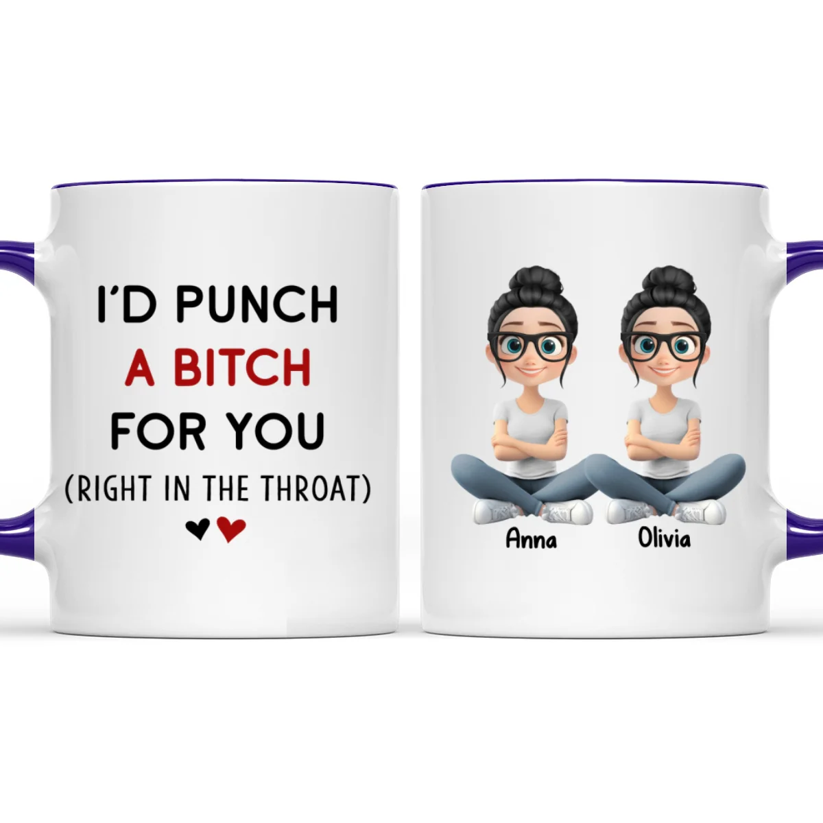 Best Girls Ever - Personalized Custom Accent Mug - Image 9