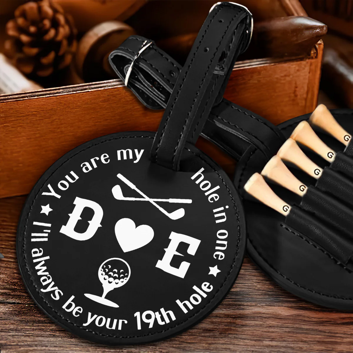 Best Golfer - Personalized Custom Golf Tee Bag - Image 2