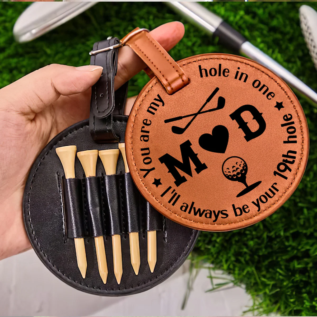 Best Golfer - Personalized Custom Golf Tee Bag - Image 3